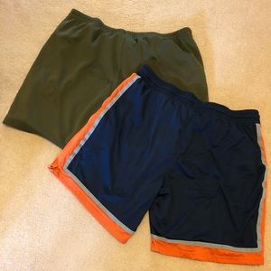 Knit basketball shorts w/side stripe pockets lot-2